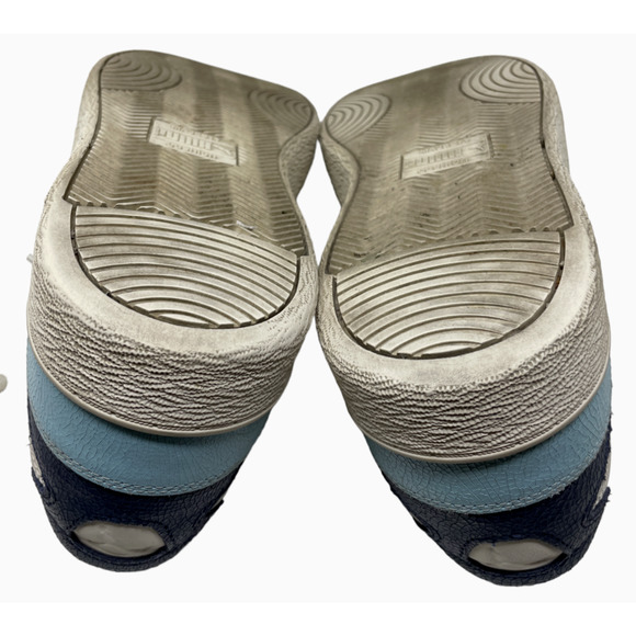 PUMA Ralph Sampson Tones Low White Aquamarine Leather - Picture 10 of 10